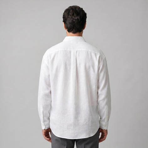 Men's Long Sleeve Oversized Shirt
