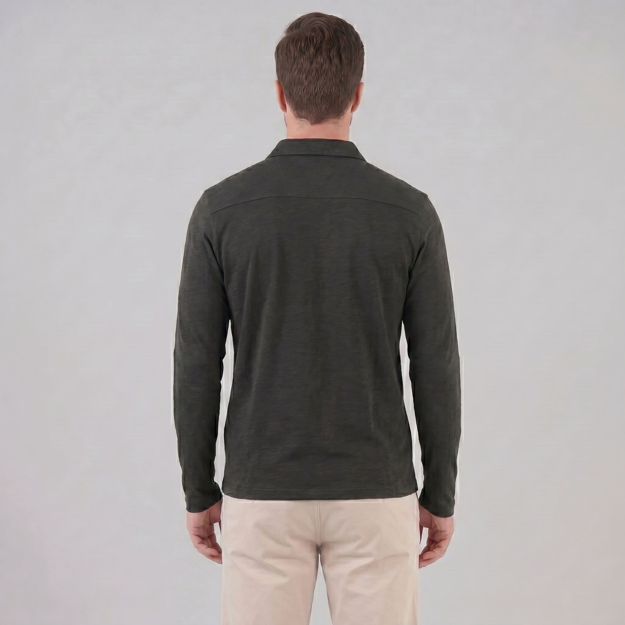 Men's Long Sleeve Polo Shirt