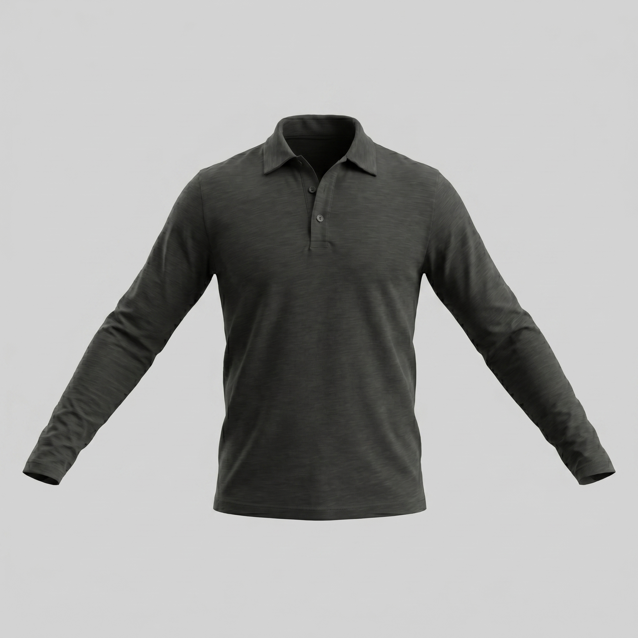 Men's Long Sleeve Polo Shirt