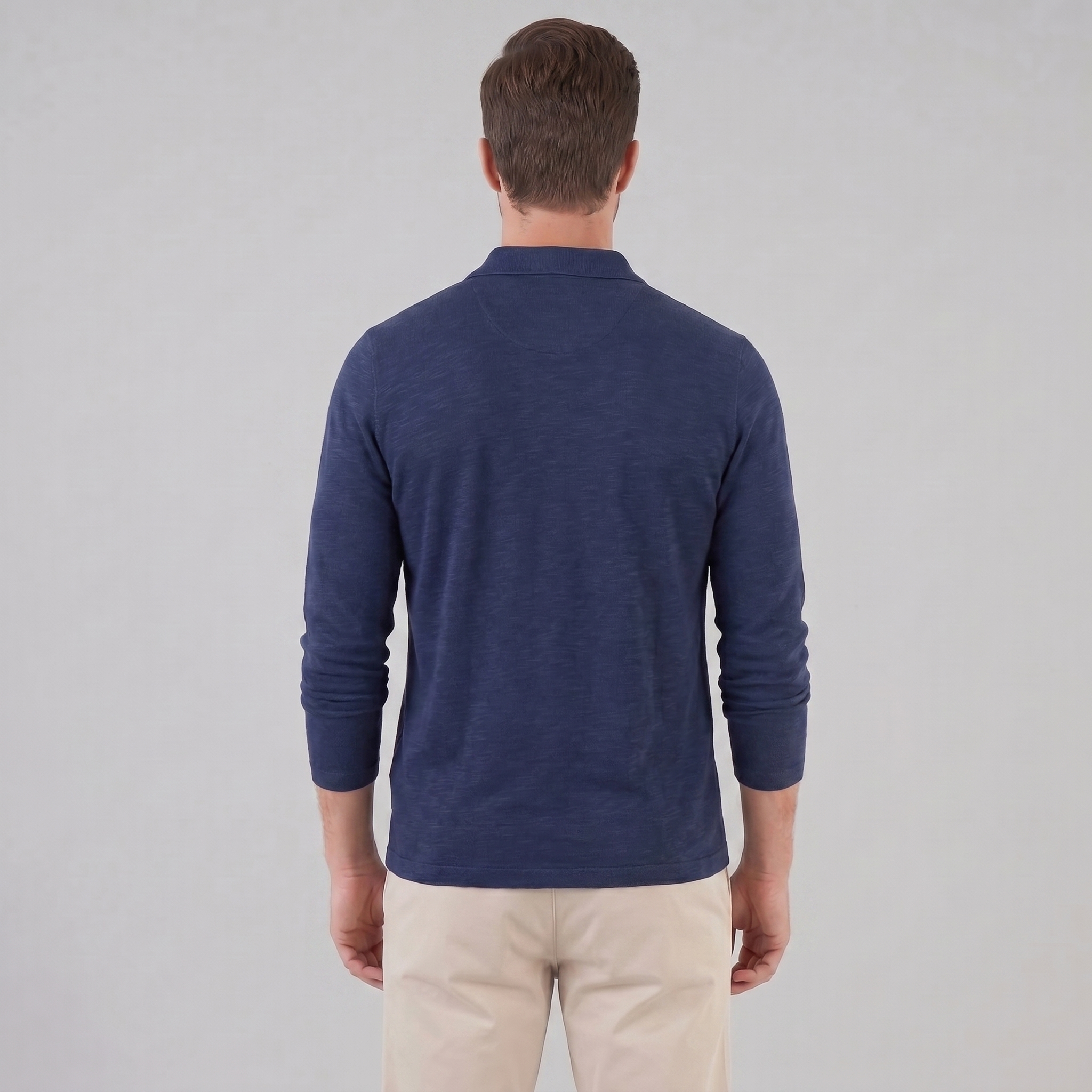 Men's Long Sleeve Polo Shirt
