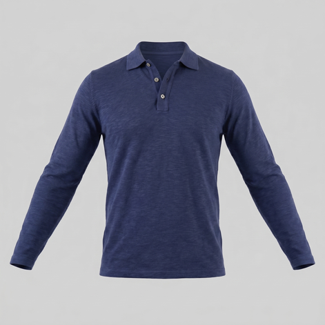 Men's Long Sleeve Polo Shirt