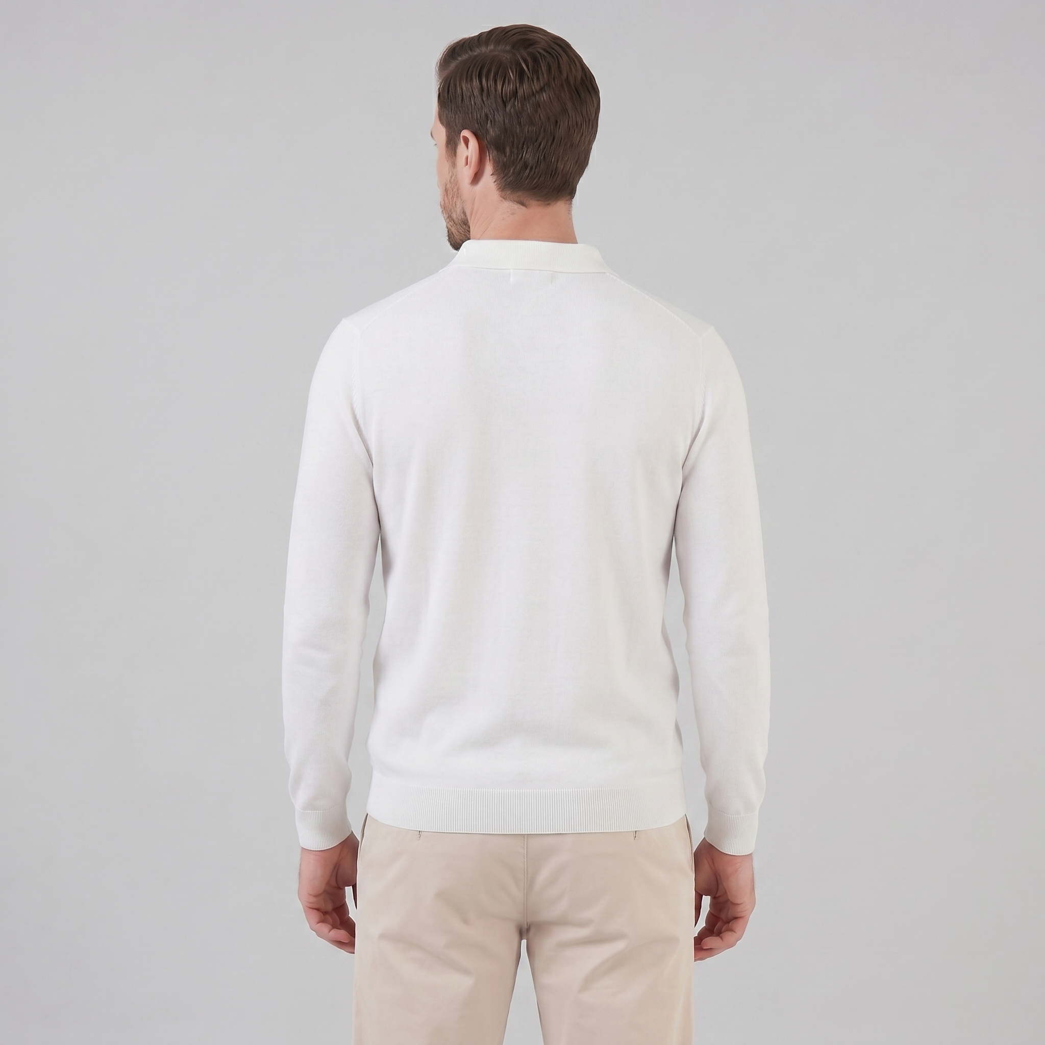Men's Long Sleeve Polo Shirt