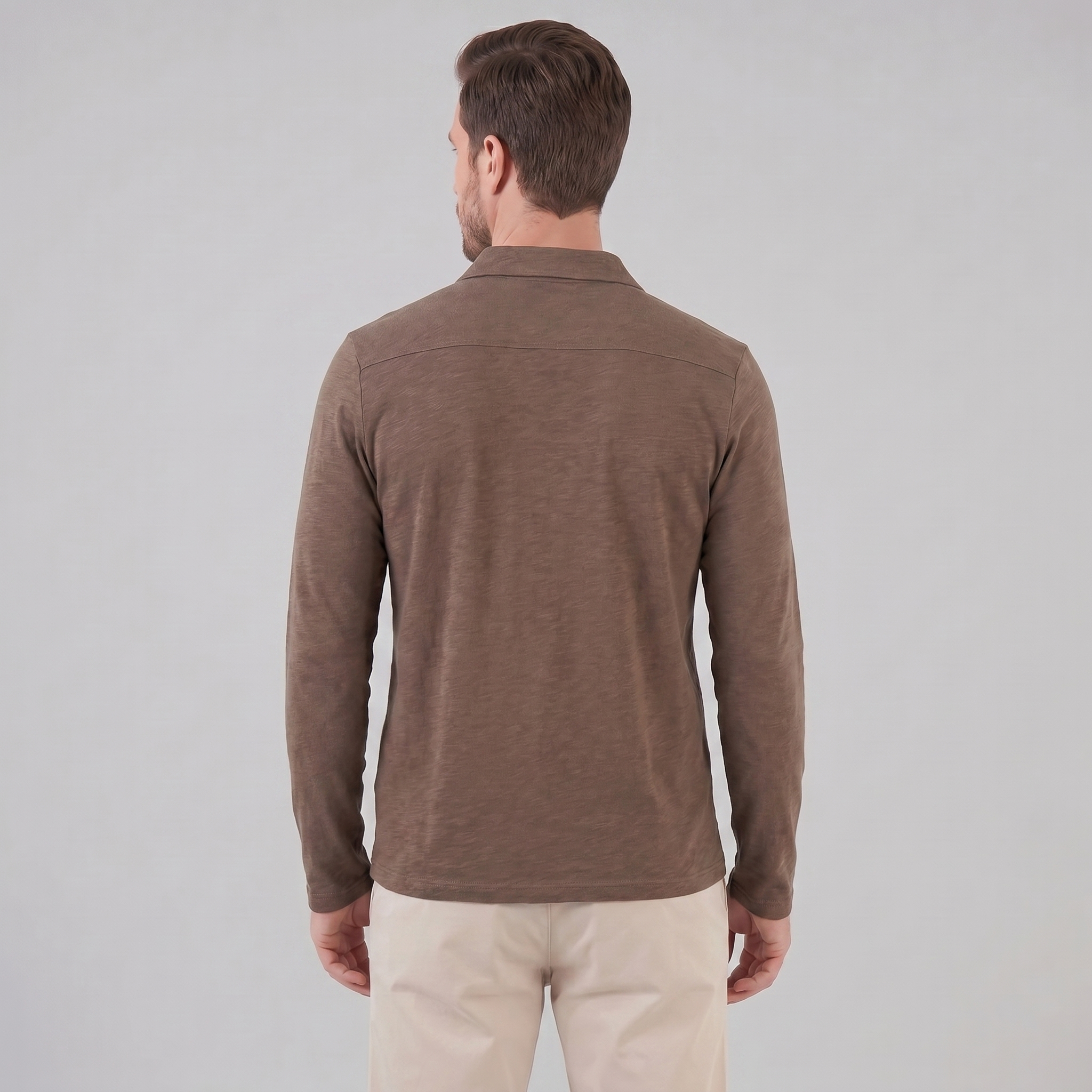 Men's Long Sleeve Polo Shirt