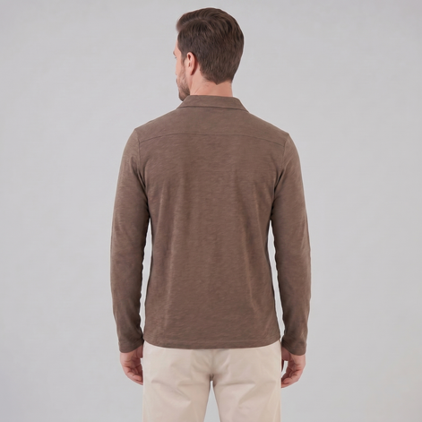 Men's Long Sleeve Polo Shirt