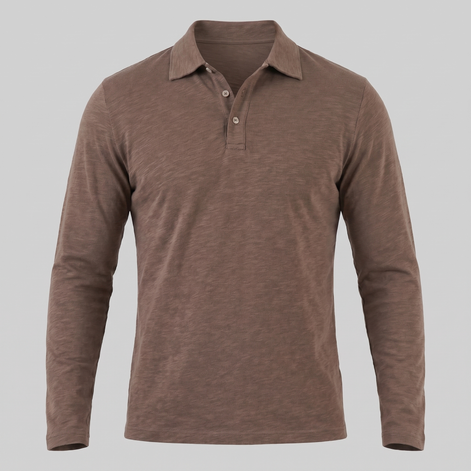 Men's Long Sleeve Polo Shirt