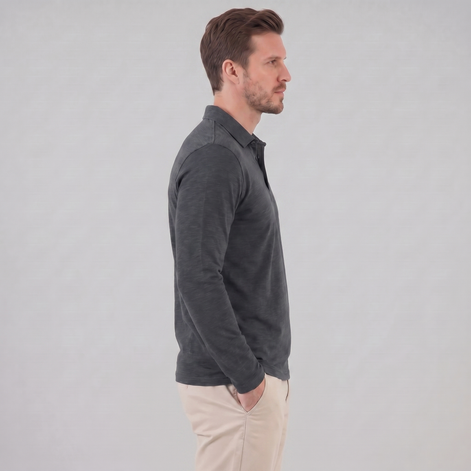 Men's Long Sleeve Polo Shirt