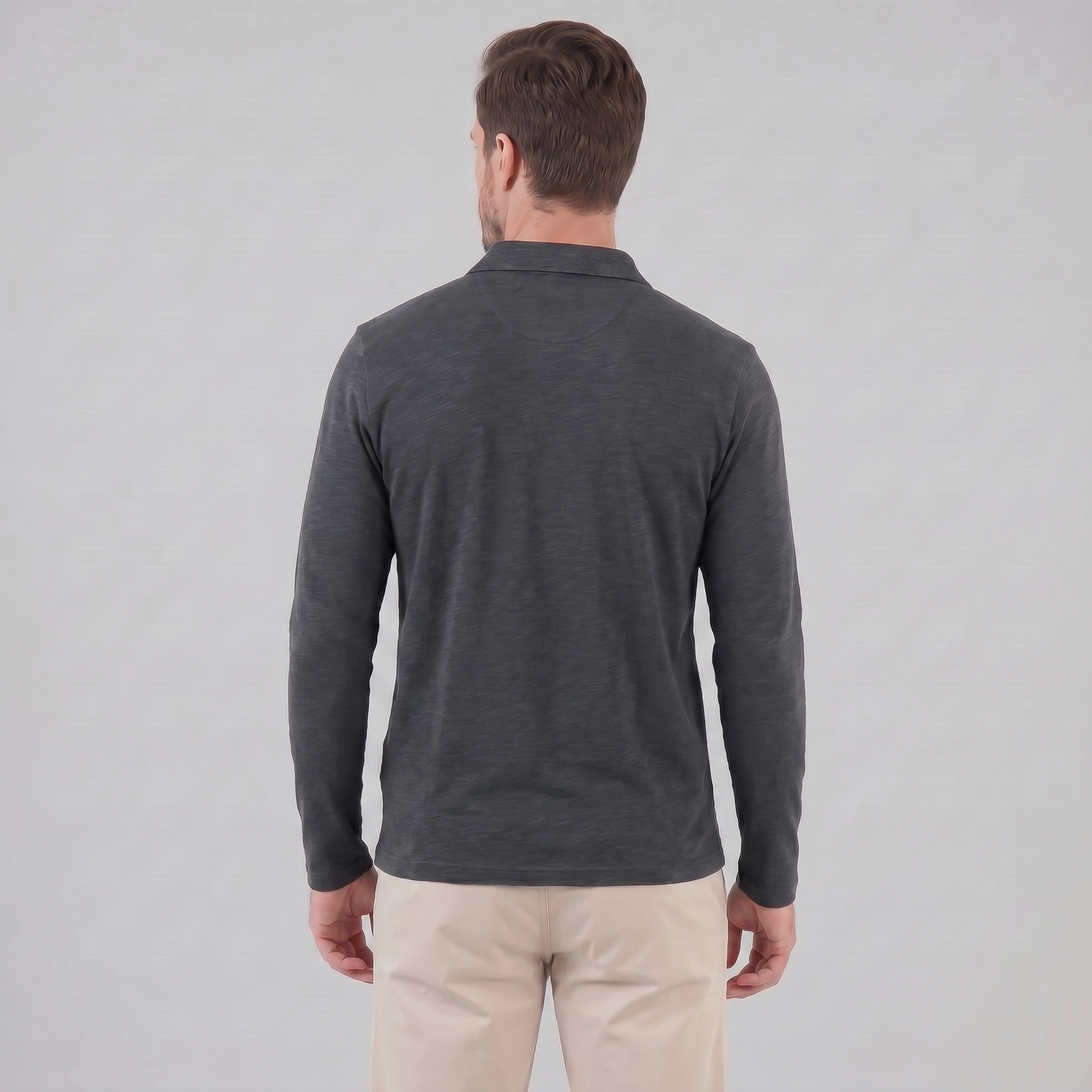 Men's Long Sleeve Polo Shirt