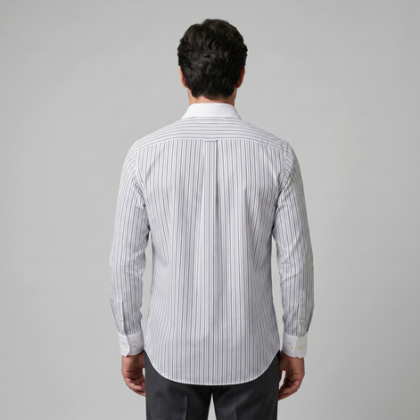 Men's Long Sleeve Stripe Shirt