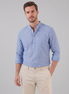 Men's Long Sleeve Striped Henley Shirt