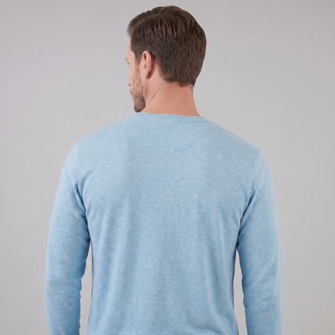 Men's Long-Sleeve Crew Neck Tee