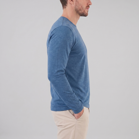 Men's Long-Sleeve Crew Neck Tee