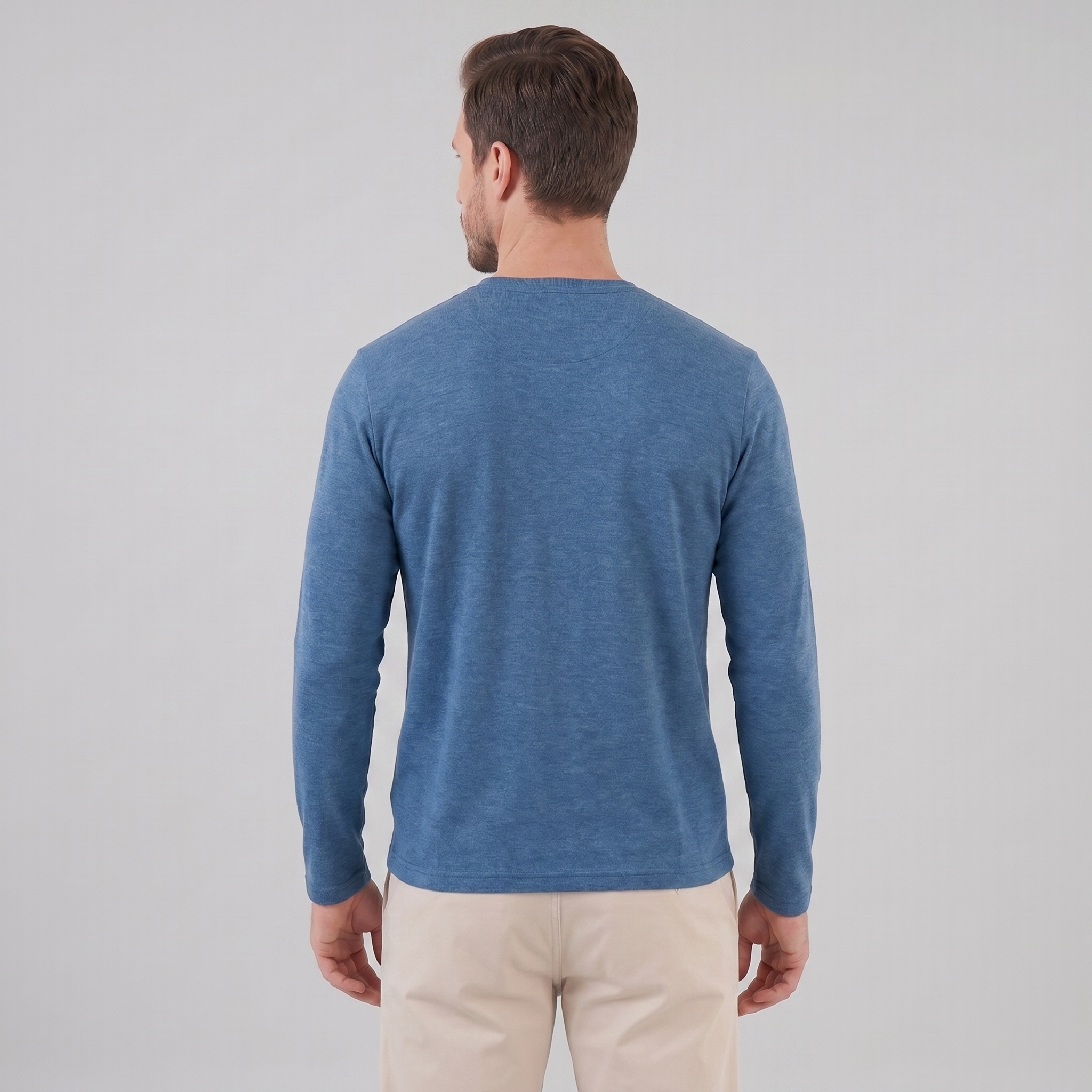 Men's Long-Sleeve Crew Neck Tee