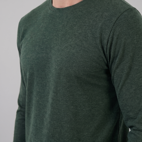 Men's Long-Sleeve Crew Neck Tee