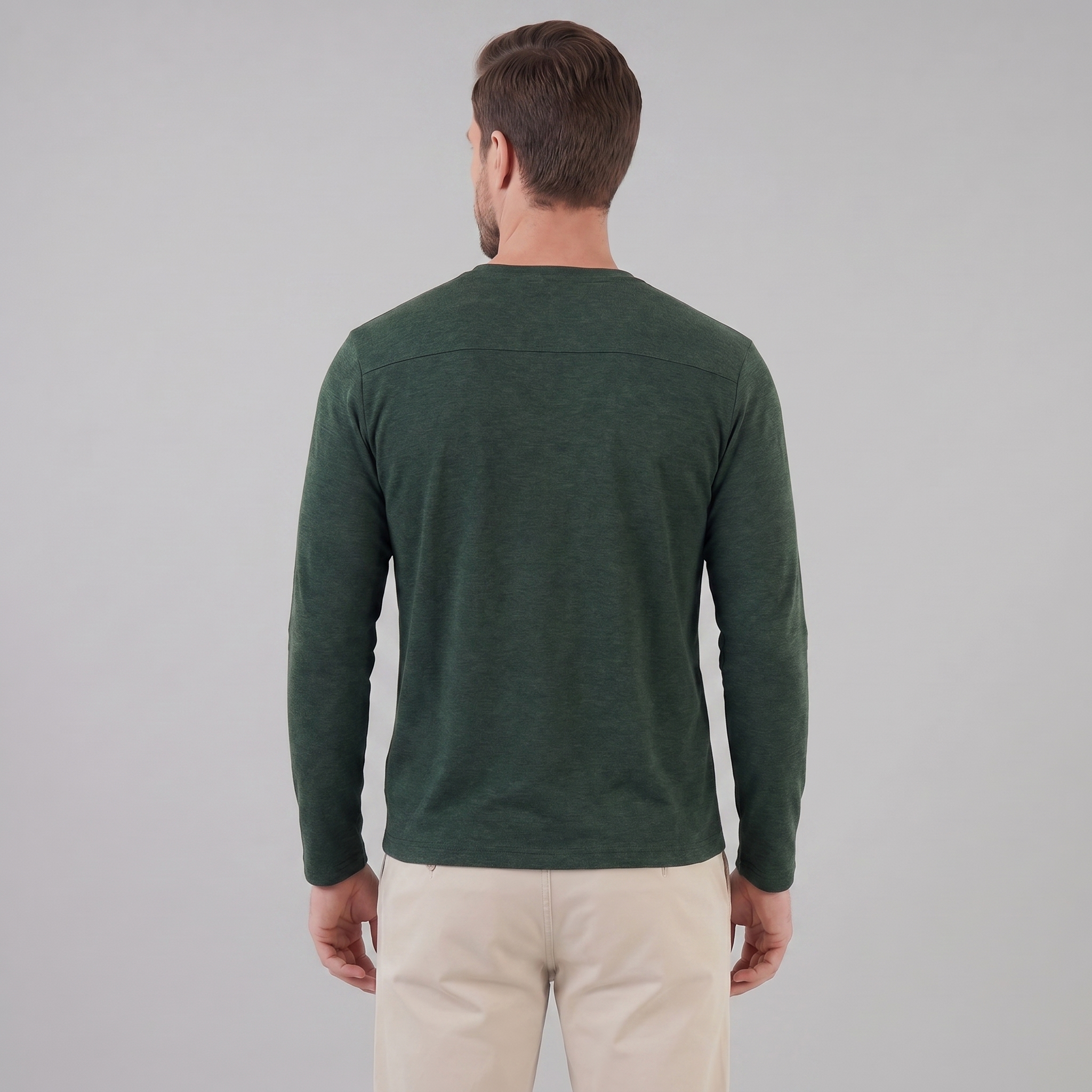 Men's Long-Sleeve Crew Neck Tee