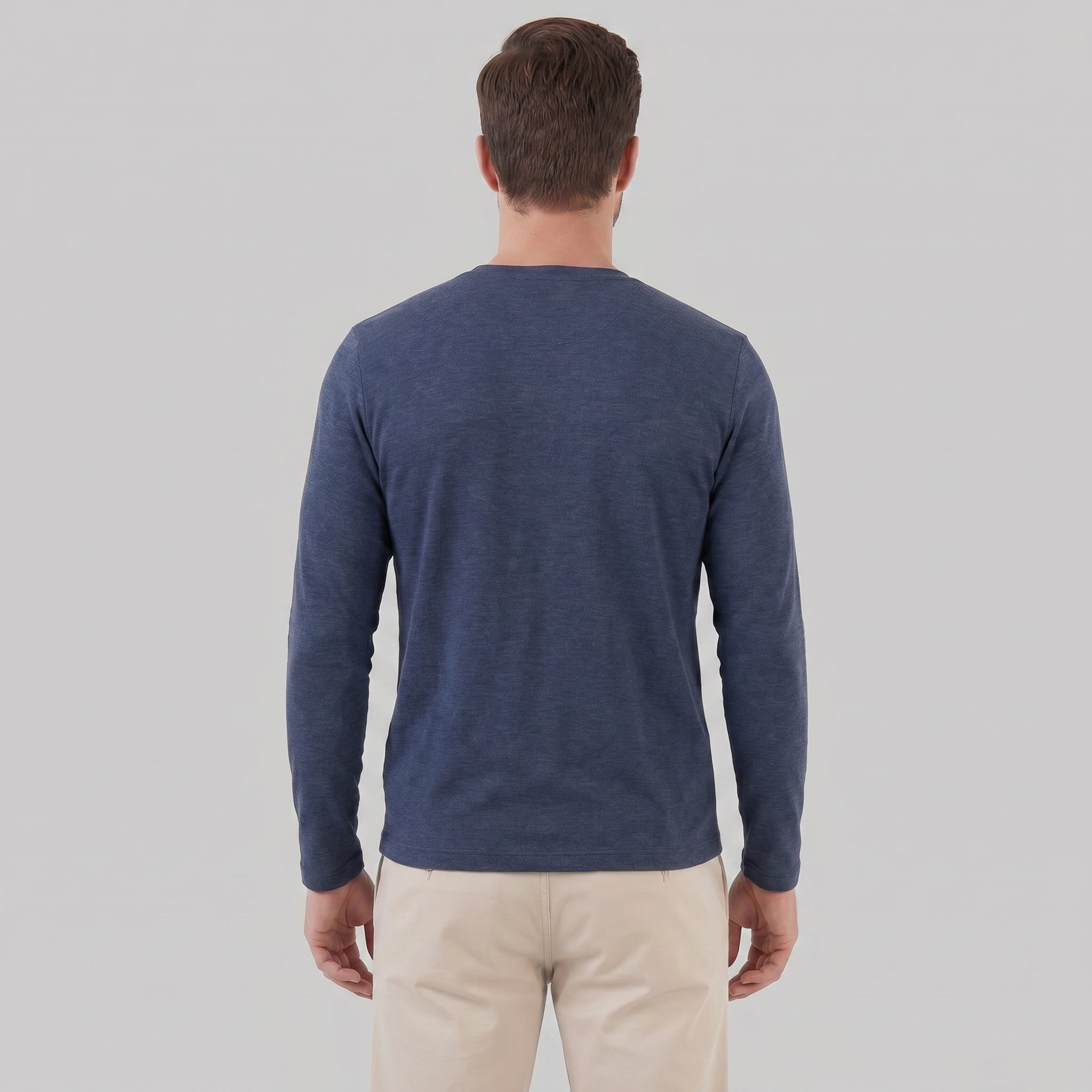 Men's Long-Sleeve Crew Neck Tee