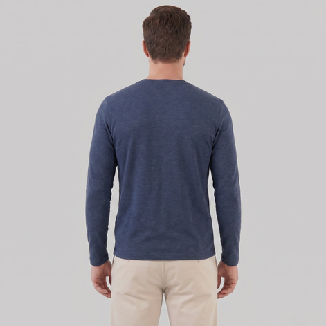 Men's Long-Sleeve Crew Neck Tee