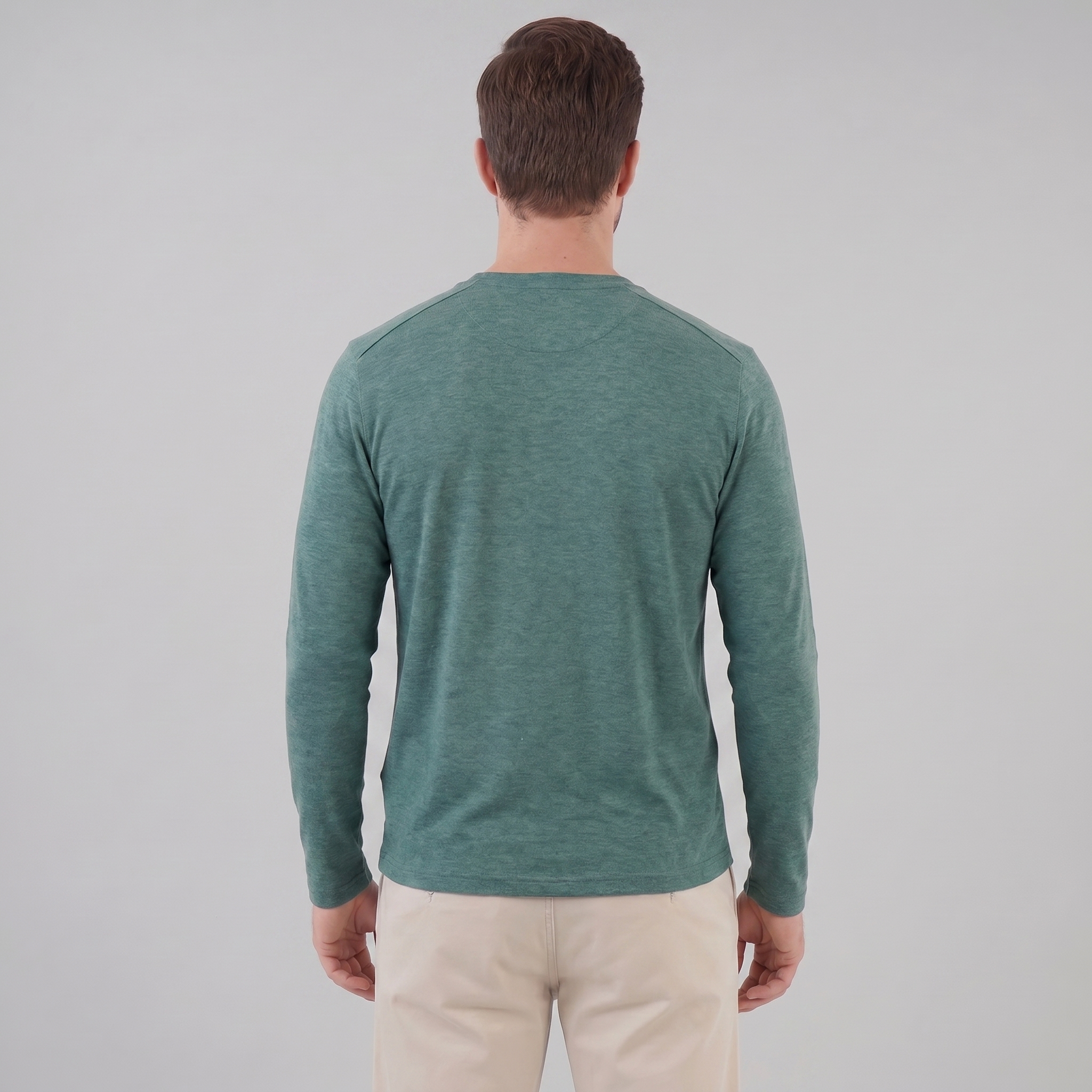 Men's Long-Sleeve Crew Neck Tee