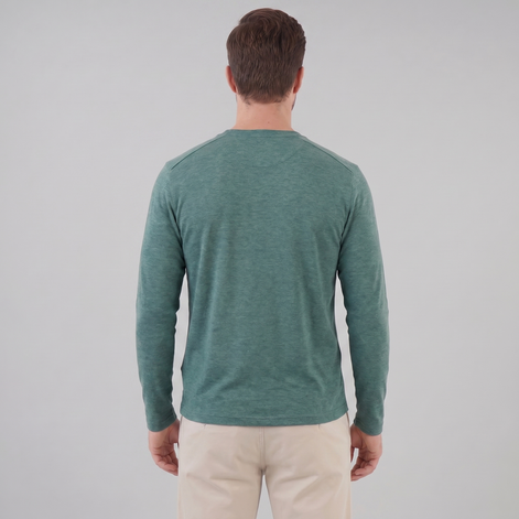 Men's Long-Sleeve Crew Neck Tee