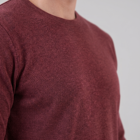 Men's Long-Sleeve Crew Neck Tee