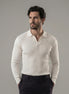 Men's Long Sleeved V-Neck Polo Shirt