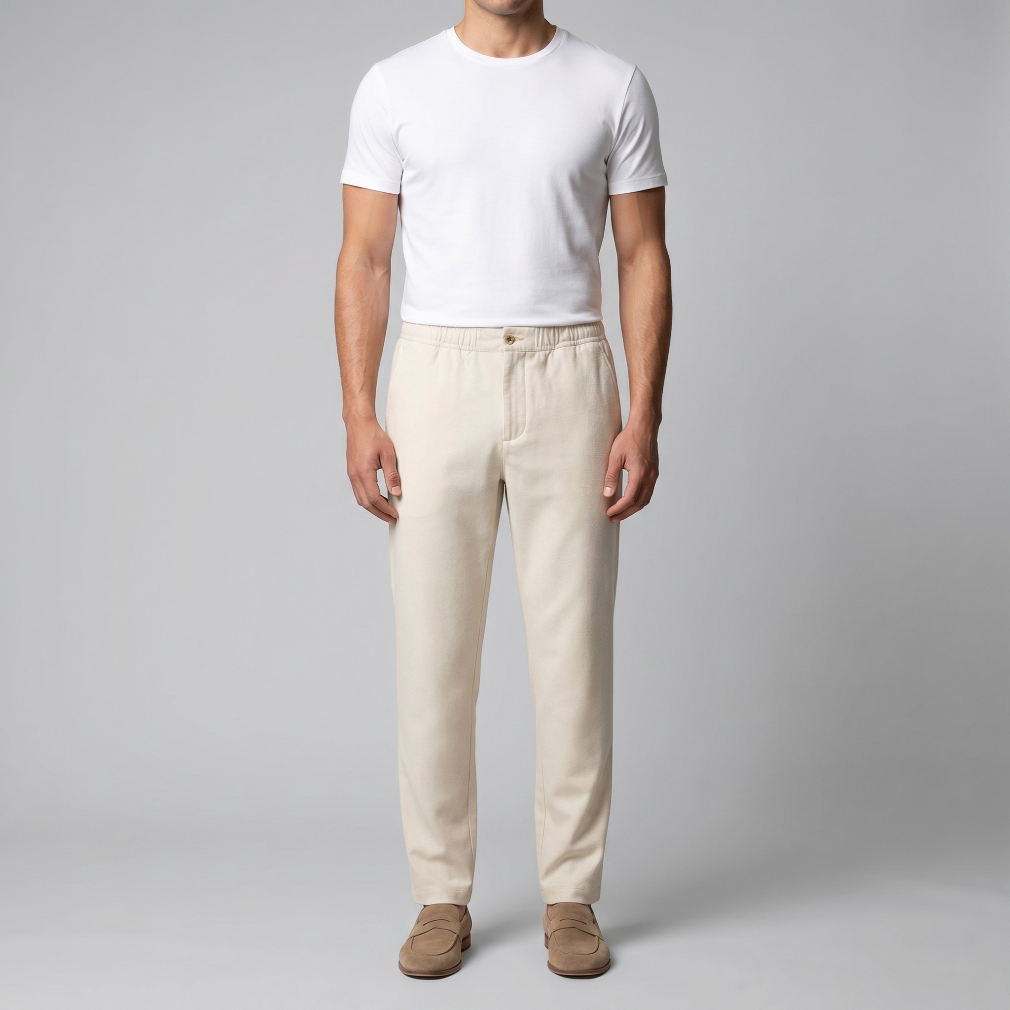 Men's Loose Fit Summer Trousers