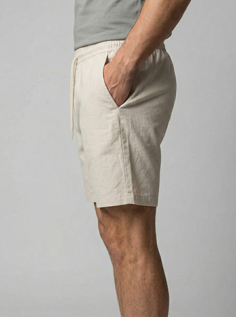 Men's Lounge Shorts with Drawstring Waistband
