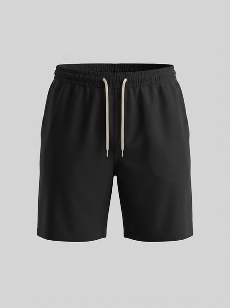 Men's Lounge Shorts with Drawstring Waistband