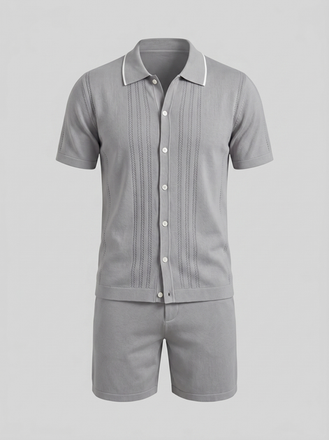 Men's Loungewear Knit Two-Piece Set