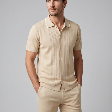 Men's Loungewear Knit Two-Piece Set