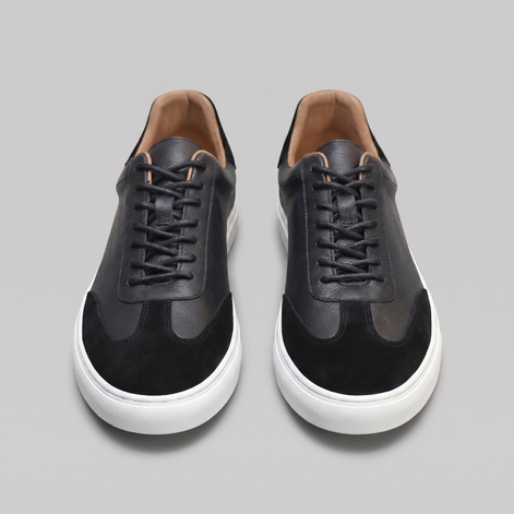 Men's Low-Top Leather Sneakers