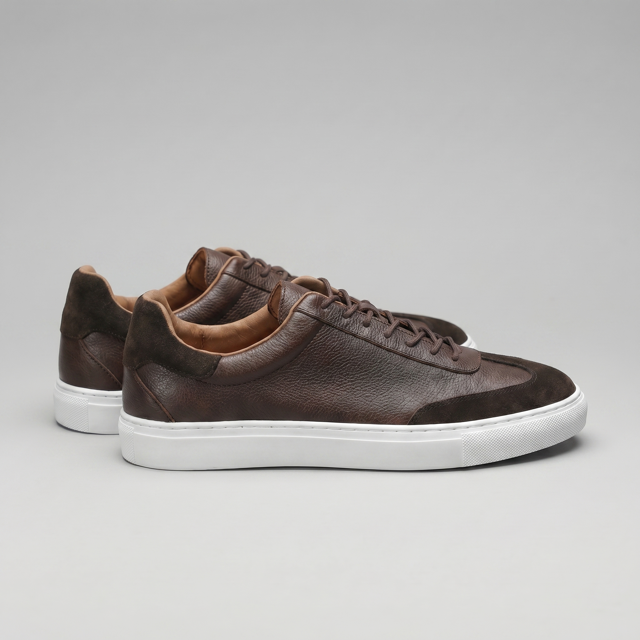 Men's Low-Top Leather Sneakers