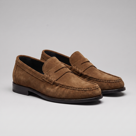 Men's Microfiber Penny Loafers