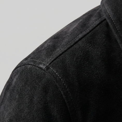 Men's Minimalist Button Closure Jacket