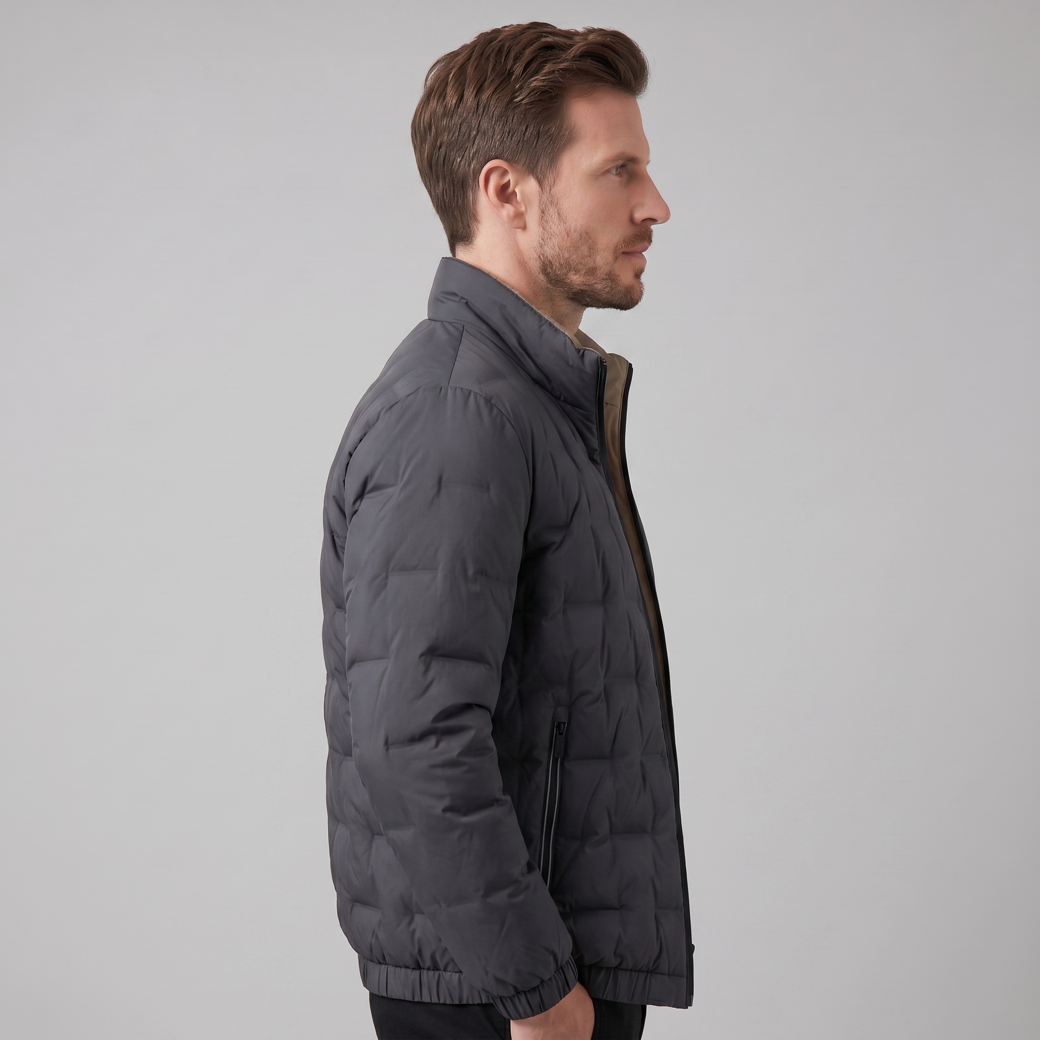 Men's Modern Quilted Jacket