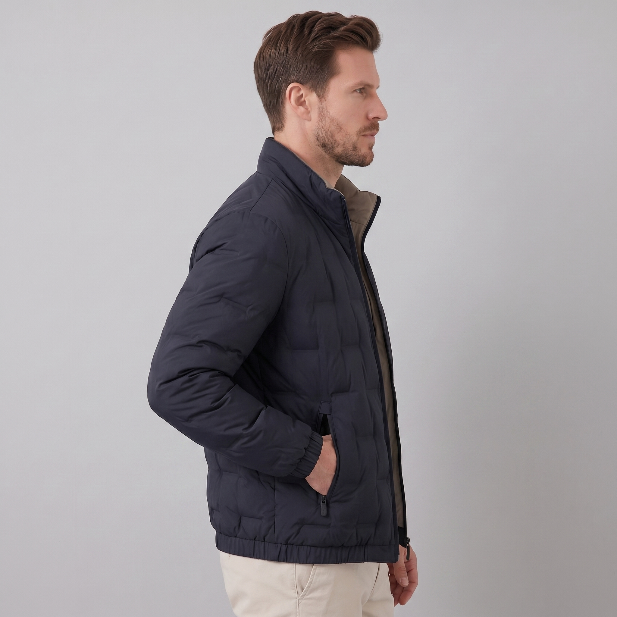Men's Modern Quilted Jacket