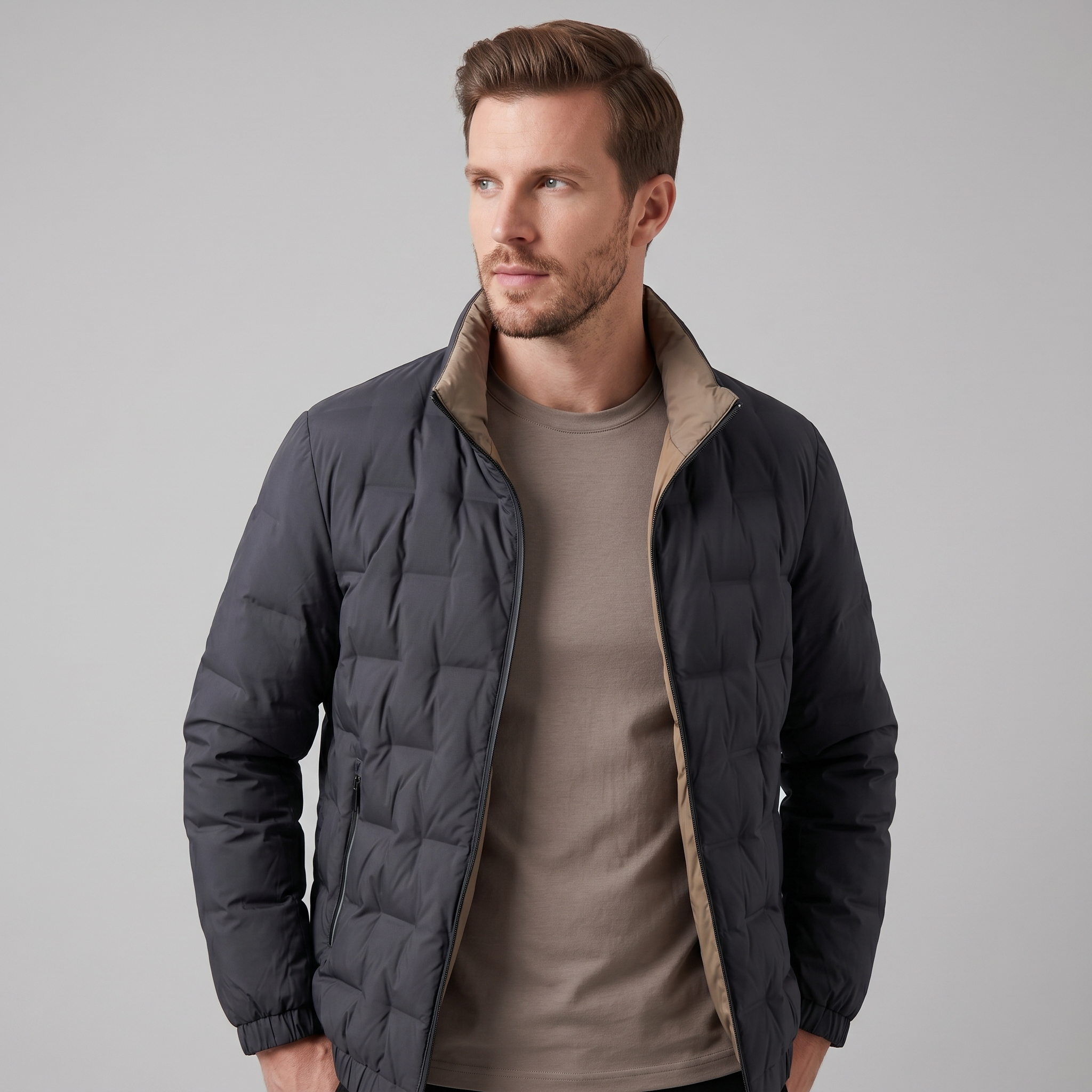 Men's Modern Quilted Jacket
