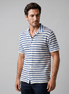 Men's Open-Knit Stripe Resort Shirt