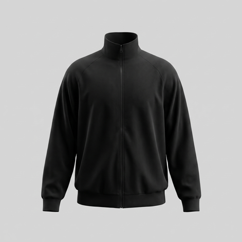 Men's Oversized Full-Zip Track Jacket