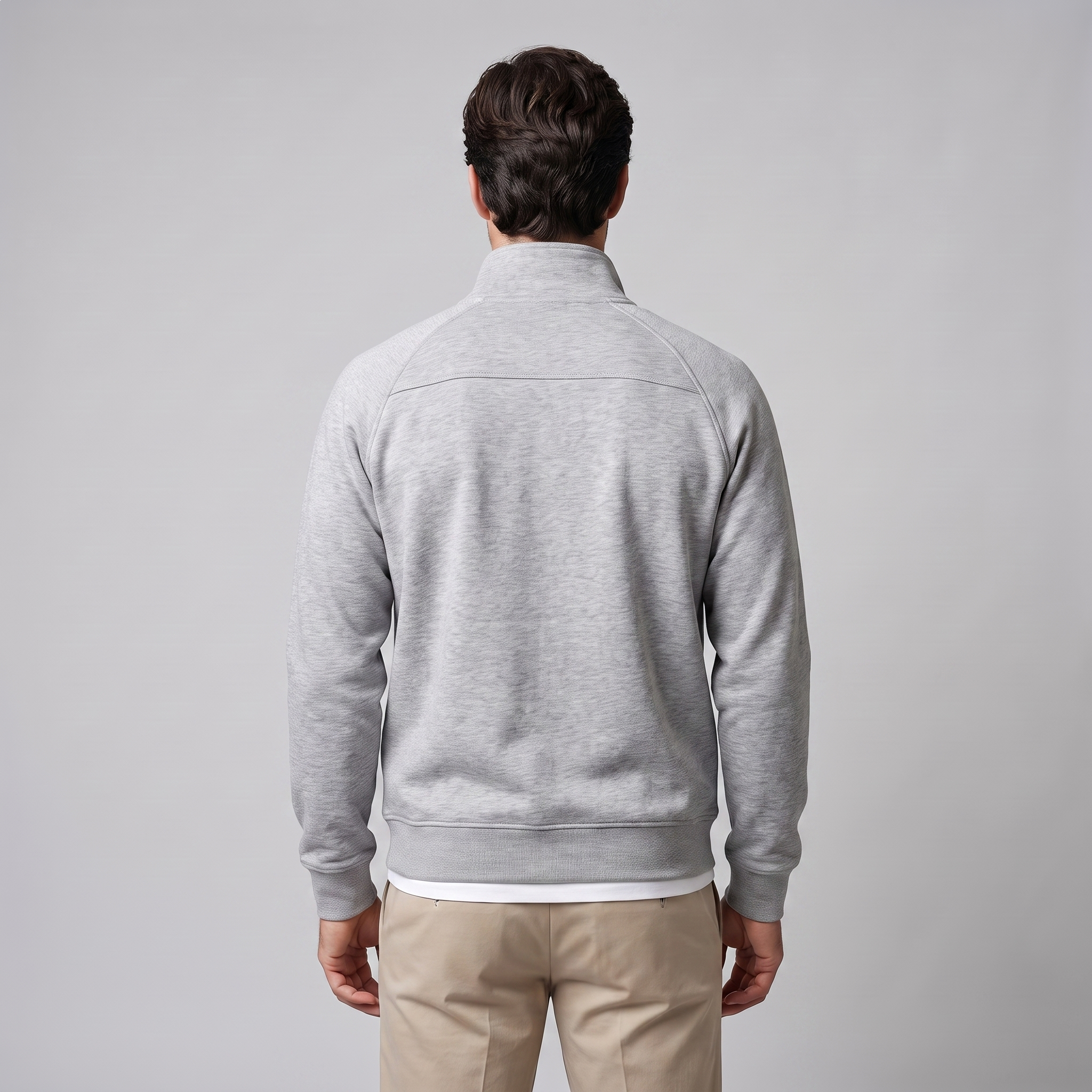 Men's Oversized Full-Zip Track Jacket
