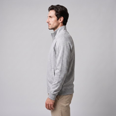 Men's Oversized Full-Zip Track Jacket