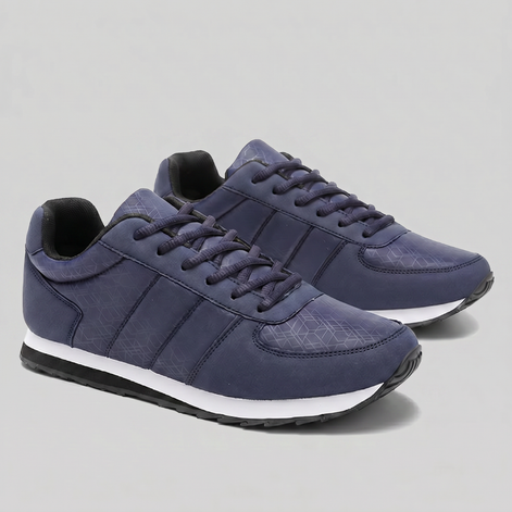 Men's Patterned Low-Top Sneakers