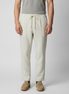 Men's Pinstripe Linen Cotton Drawstring Trousers