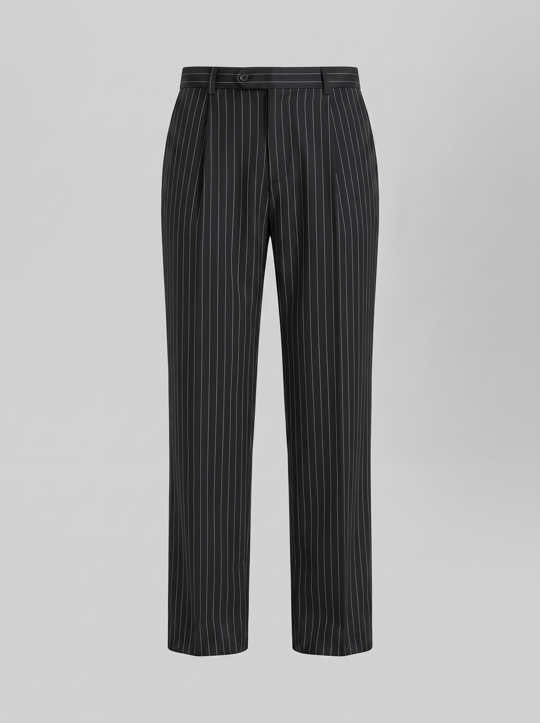 Men's Pinstripe Wide Leg Trousers