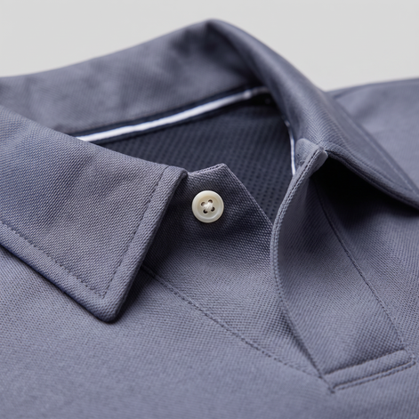 Men's Piqué Long Sleeve Polo Shirt