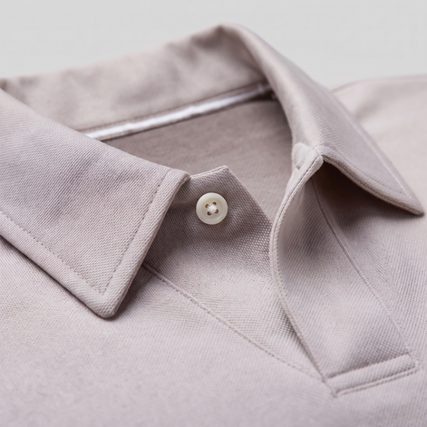 Men's Piqué Long Sleeve Polo Shirt