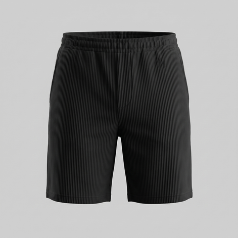 Men's Pleated Relaxed Fit Shorts