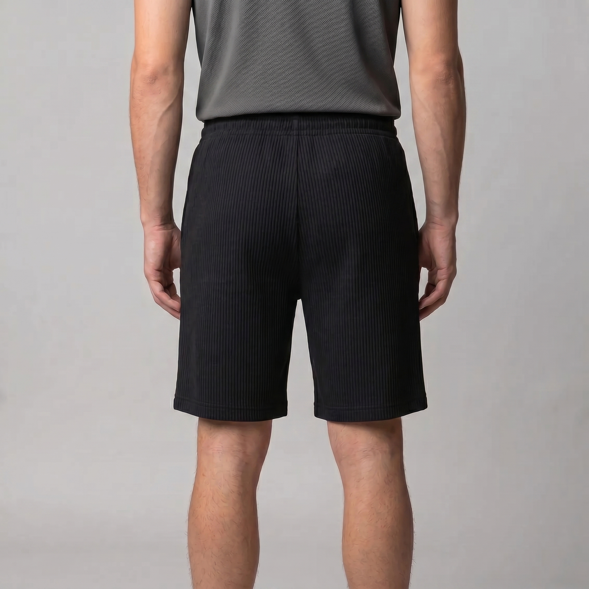 Men's Pleated Relaxed Fit Shorts