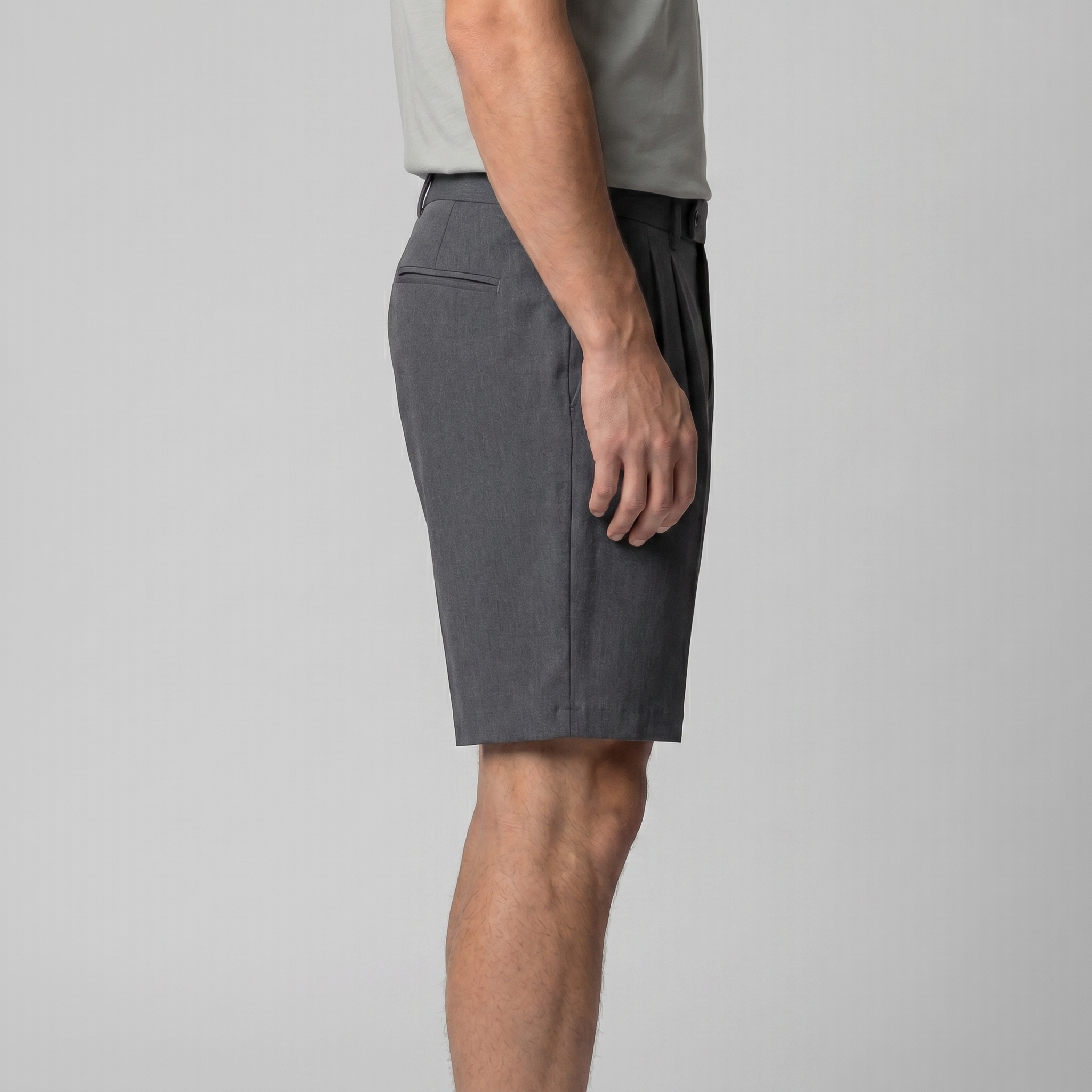 Men's Pleated Tailored Chino Shorts