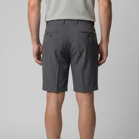 Men's Pleated Tailored Chino Shorts