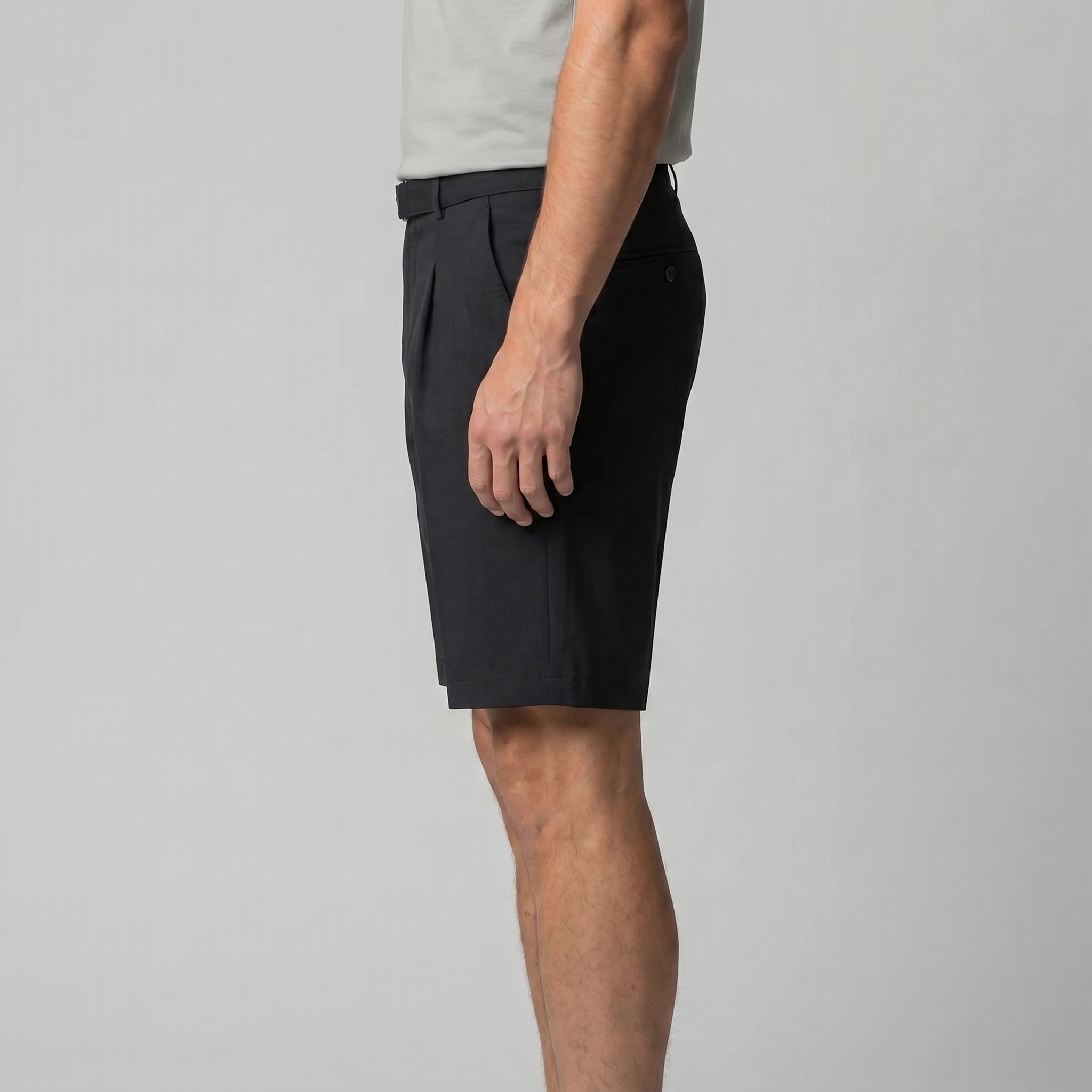 Men's Pleated Tailored Chino Shorts